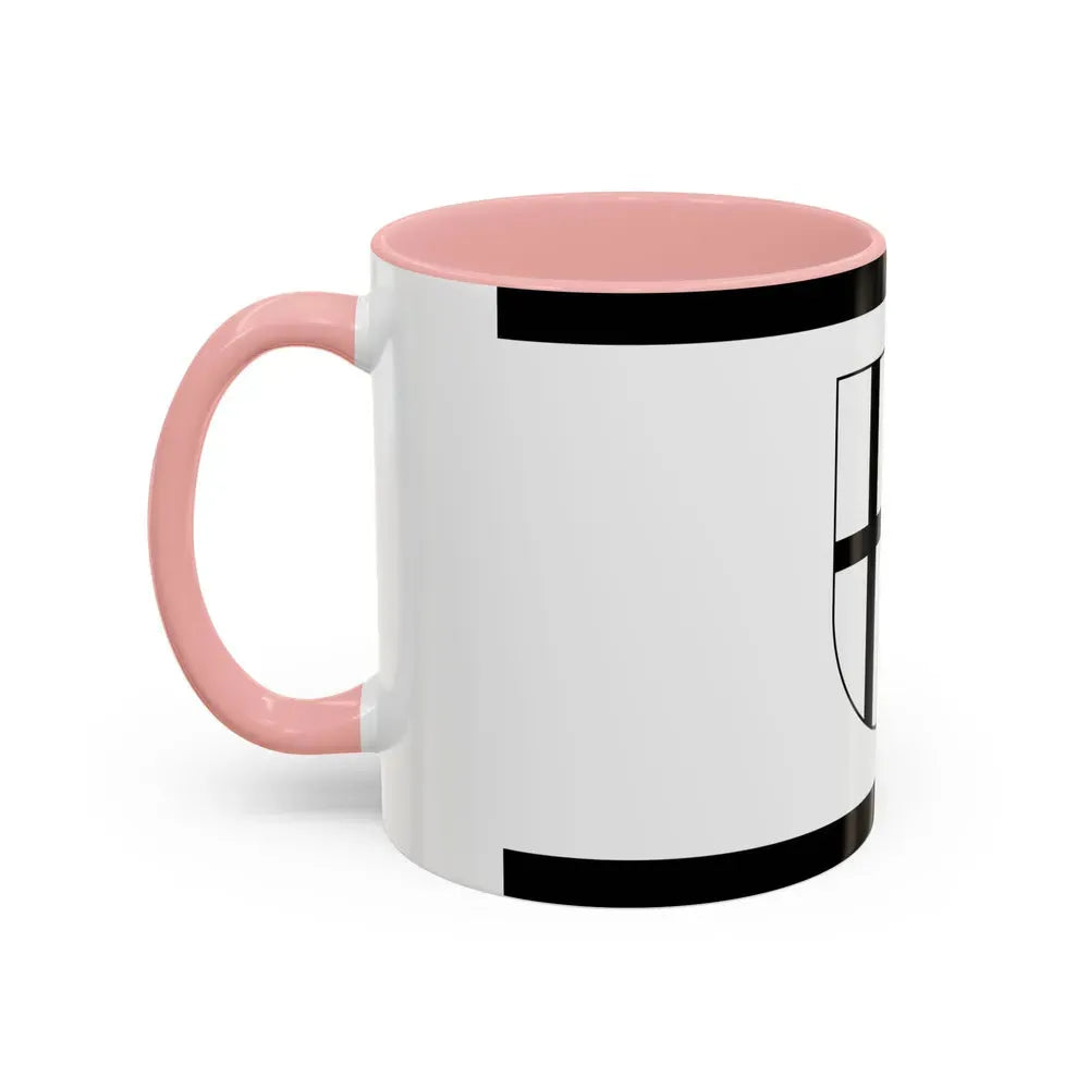 Flag of Rhein Kreises Neuss Germany - Accent Coffee Mug - Go Mug Yourself