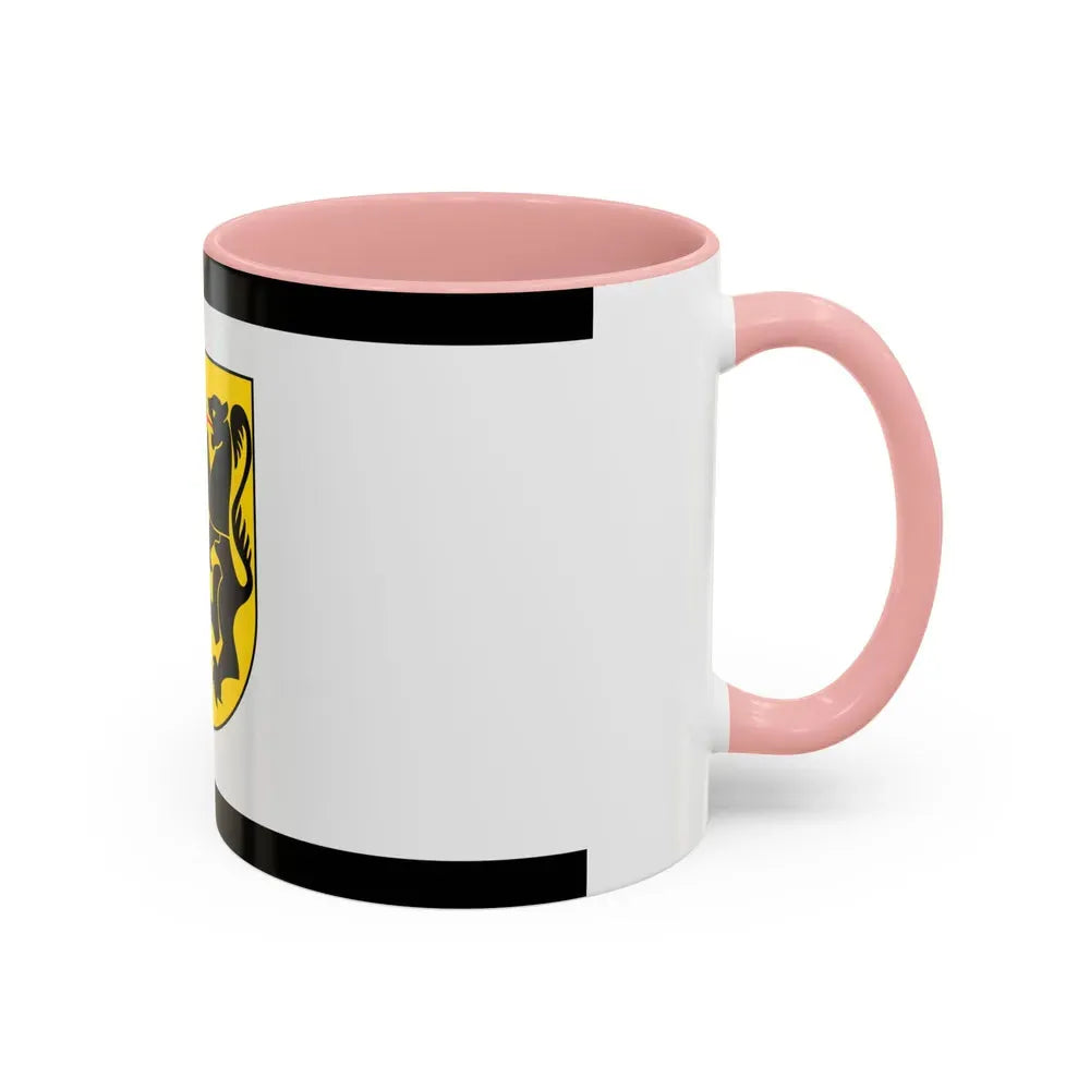Flag of Rhein Kreises Neuss Germany - Accent Coffee Mug - Go Mug Yourself