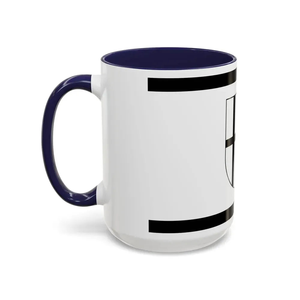 Flag of Rhein Kreises Neuss Germany - Accent Coffee Mug - Go Mug Yourself