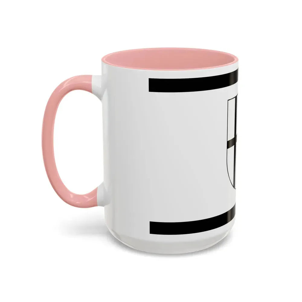 Flag of Rhein Kreises Neuss Germany - Accent Coffee Mug - Go Mug Yourself