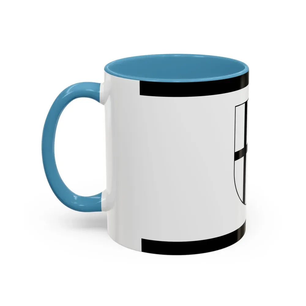 Flag of Rhein Kreises Neuss Germany - Accent Coffee Mug - Go Mug Yourself