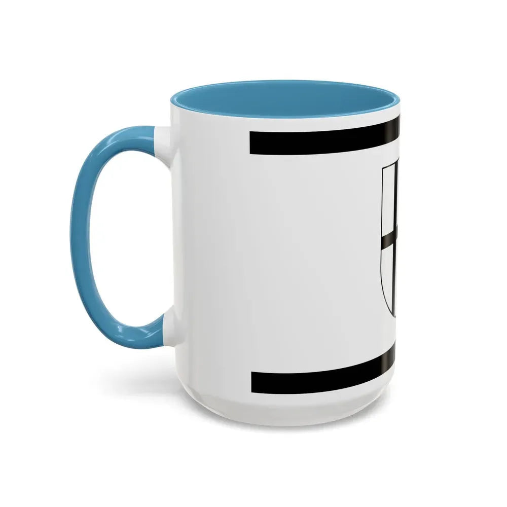 Flag of Rhein Kreises Neuss Germany - Accent Coffee Mug - Go Mug Yourself