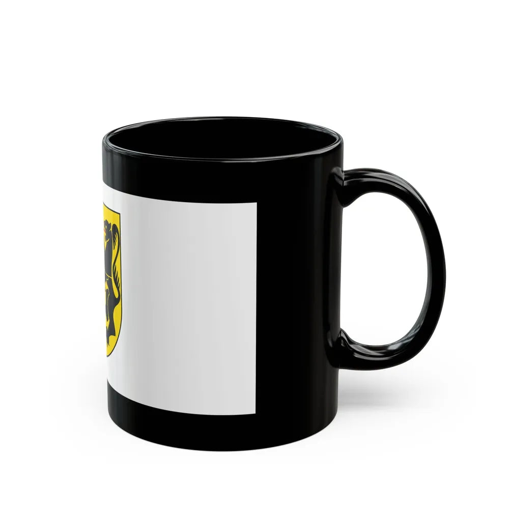Flag of Rhein Kreises Neuss Germany - Black Coffee Mug - Go Mug Yourself