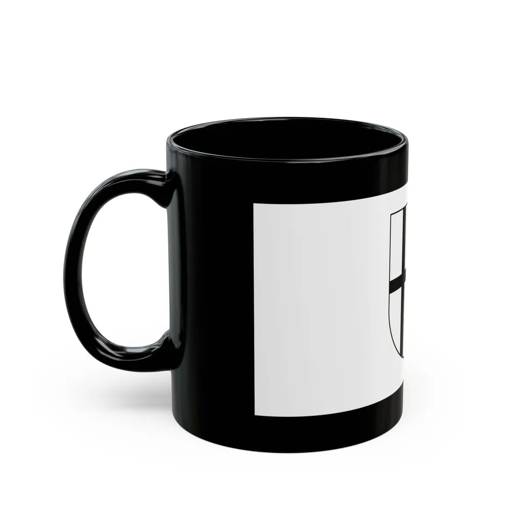 Flag of Rhein Kreises Neuss Germany - Black Coffee Mug - Go Mug Yourself
