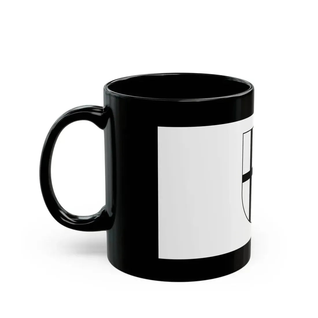 Flag of Rhein Kreises Neuss Germany - Black Coffee Mug - Go Mug Yourself