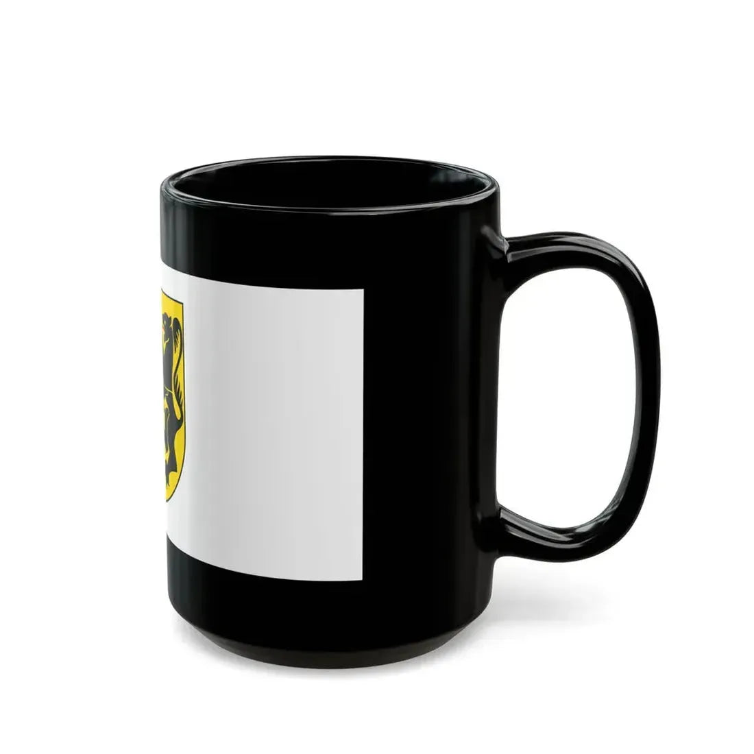 Flag of Rhein Kreises Neuss Germany - Black Coffee Mug - Go Mug Yourself