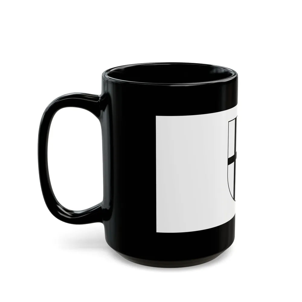 Flag of Rhein Kreises Neuss Germany - Black Coffee Mug - Go Mug Yourself