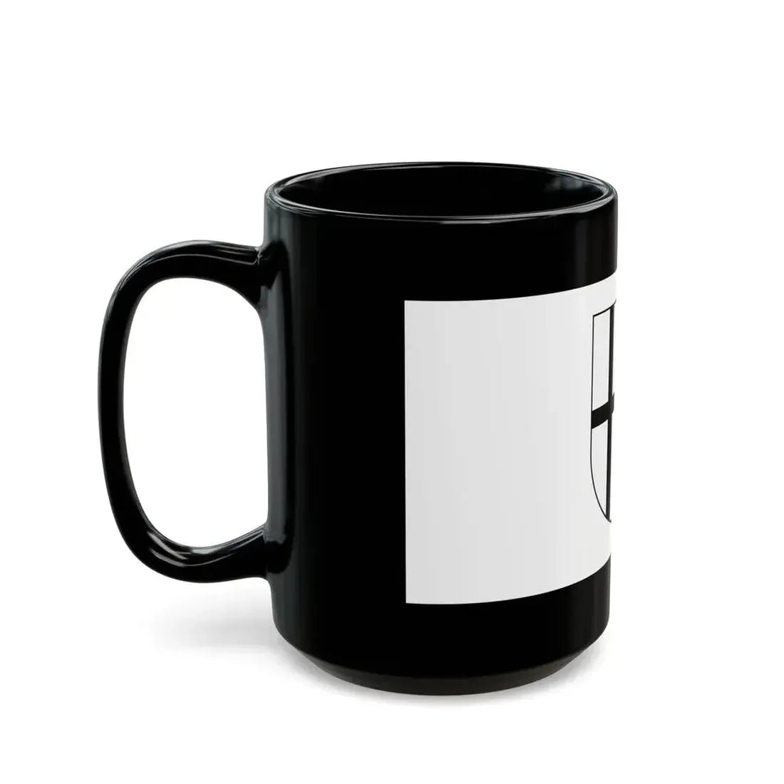 Flag of Rhein Kreises Neuss Germany - Black Coffee Mug - Go Mug Yourself