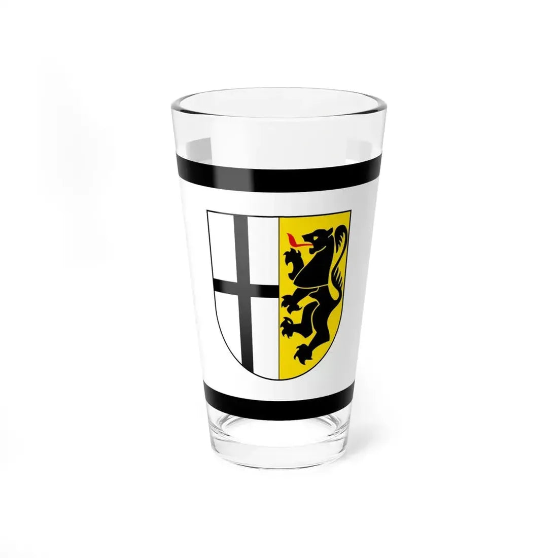 Flag of Rhein Kreises Neuss Germany - Pint Glass 16oz 16oz - Go Mug Yourself