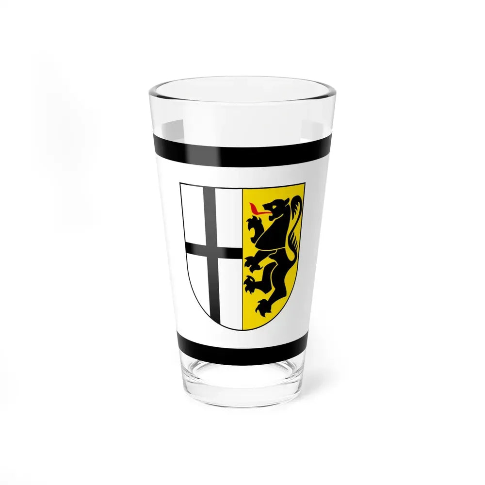 Flag of Rhein Kreises Neuss Germany - Pint Glass 16oz 16oz - Go Mug Yourself