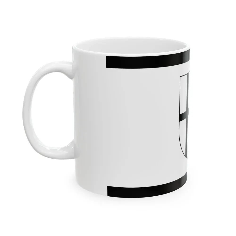 Flag of Rhein Kreises Neuss Germany - White Coffee Mug - Go Mug Yourself