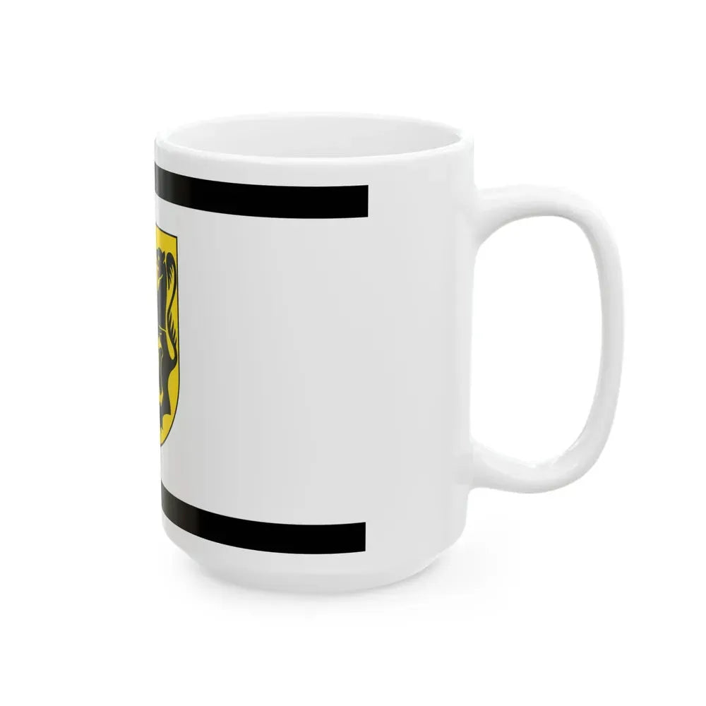 Flag of Rhein Kreises Neuss Germany - White Coffee Mug - Go Mug Yourself