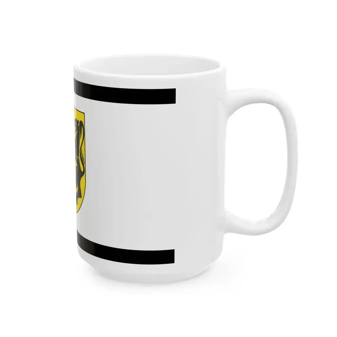 Flag of Rhein Kreises Neuss Germany - White Coffee Mug - Go Mug Yourself