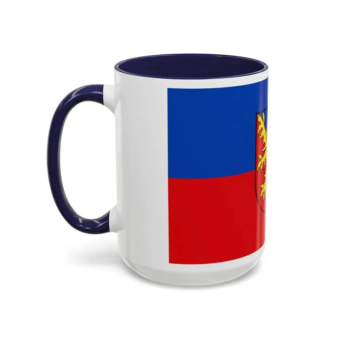 Flag of Rhein Lahn Kreis Germany - Accent Coffee Mug - Go Mug Yourself