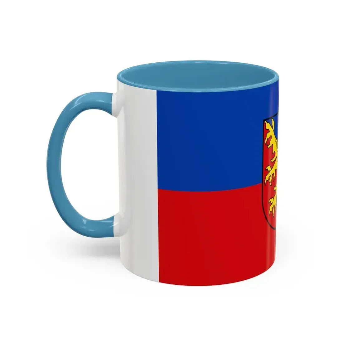 Flag of Rhein Lahn Kreis Germany - Accent Coffee Mug - Go Mug Yourself