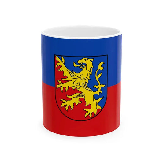 Flag of Rhein Lahn Kreis Germany - White Coffee Mug 11oz - Go Mug Yourself