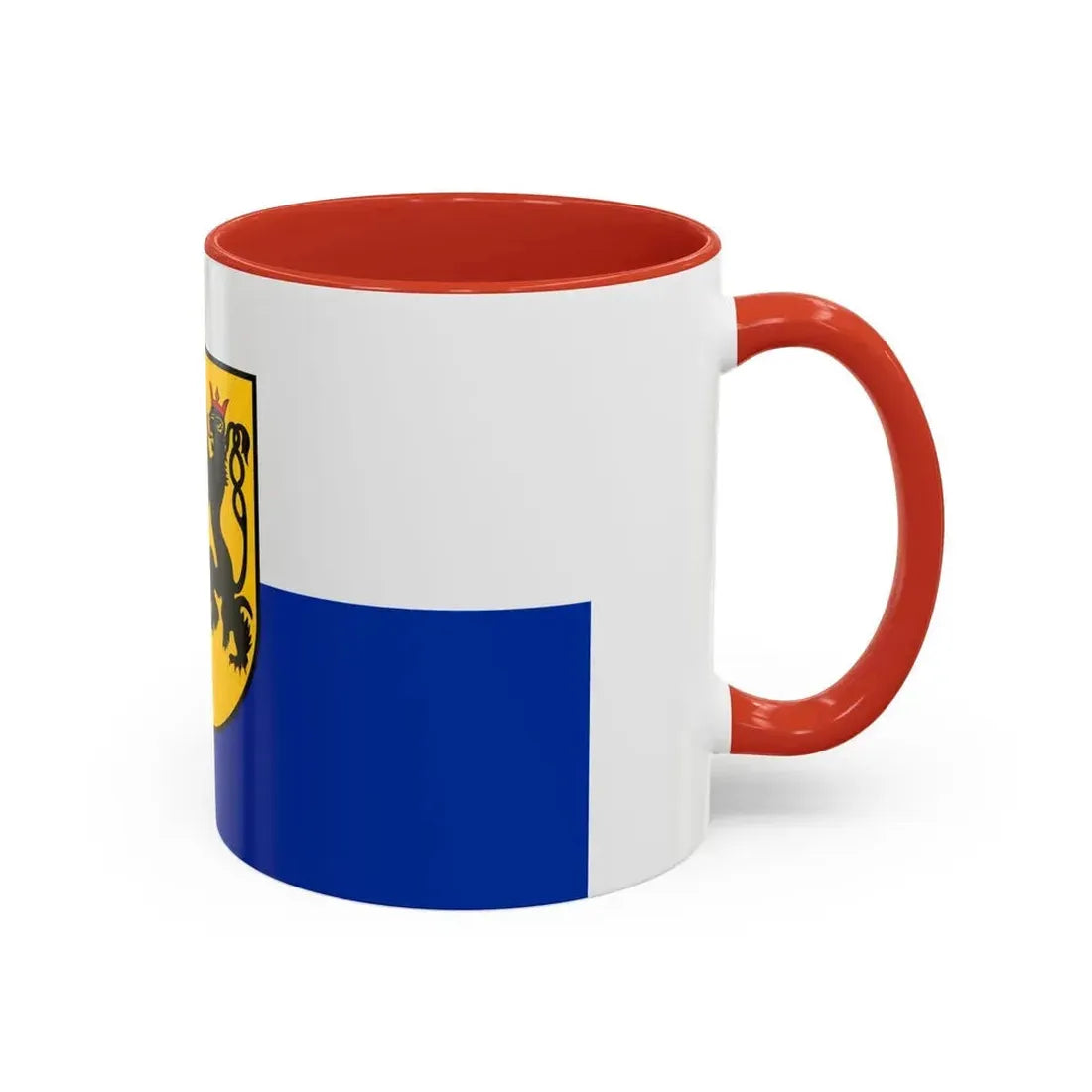 Flag of Rhein Neckar Kreis Germany - Accent Coffee Mug - Go Mug Yourself