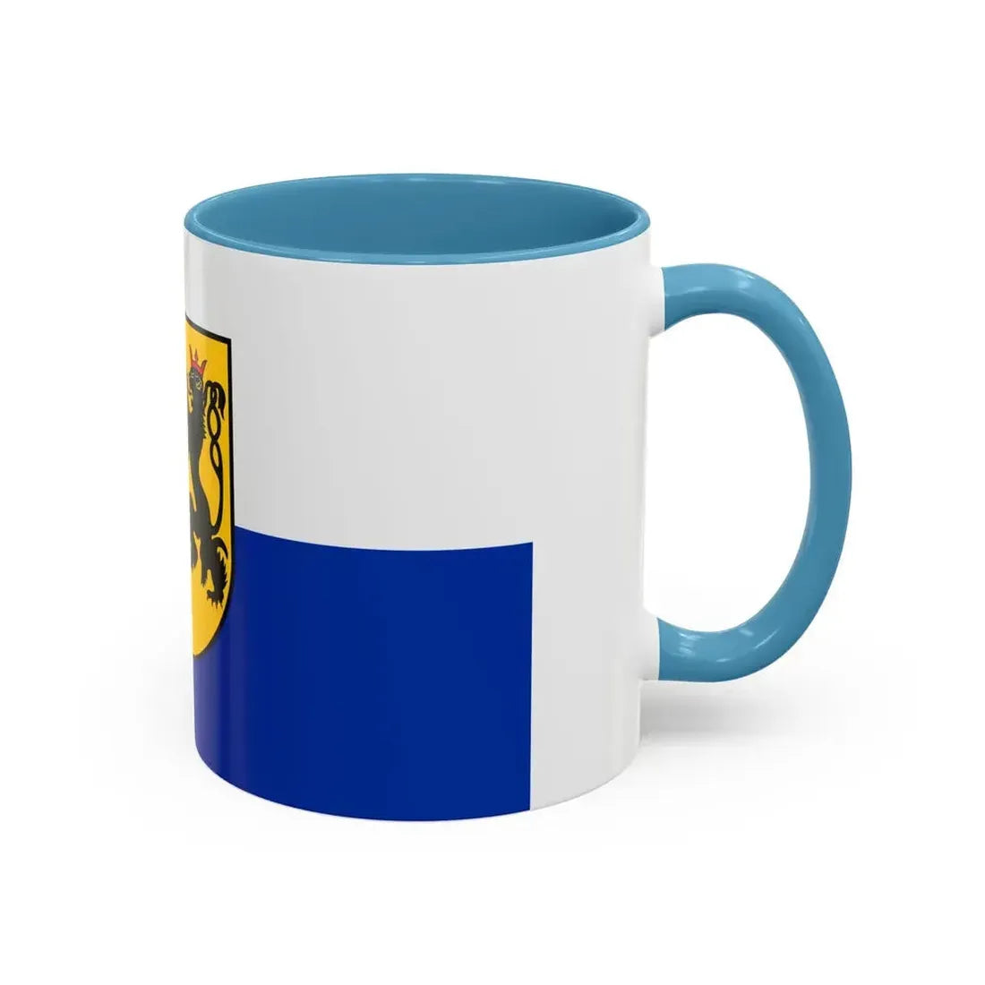 Flag of Rhein Neckar Kreis Germany - Accent Coffee Mug - Go Mug Yourself