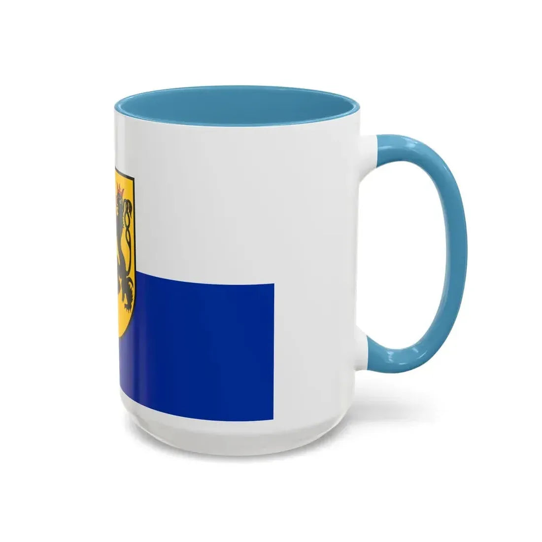 Flag of Rhein Neckar Kreis Germany - Accent Coffee Mug - Go Mug Yourself
