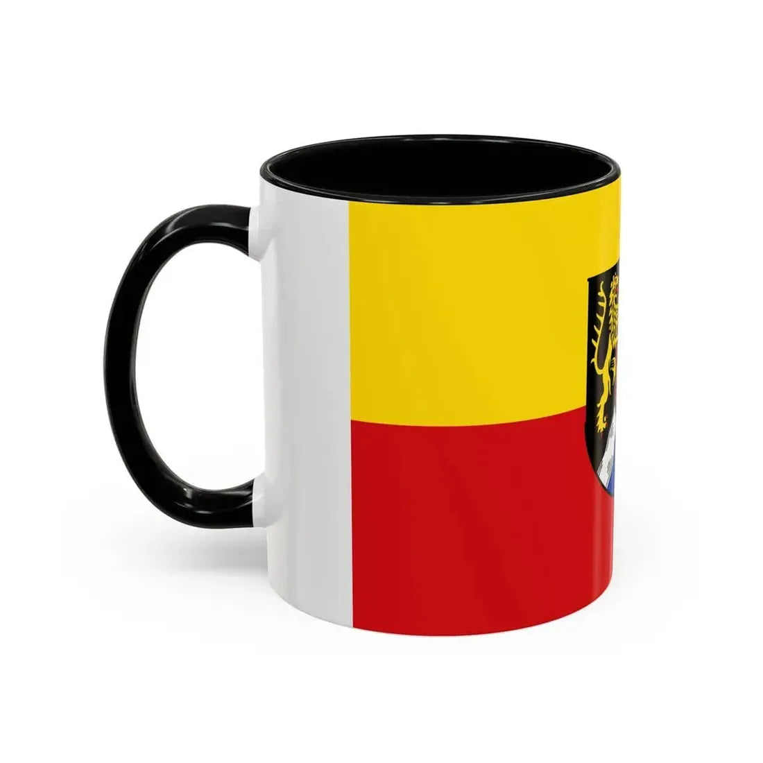 Flag of Rhein Pfalz Kreis Germany - Accent Coffee Mug - Go Mug Yourself