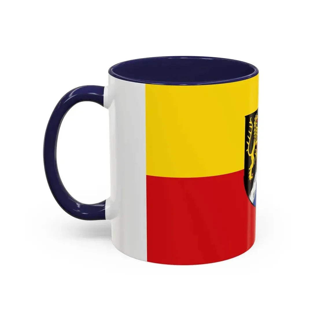 Flag of Rhein Pfalz Kreis Germany - Accent Coffee Mug - Go Mug Yourself