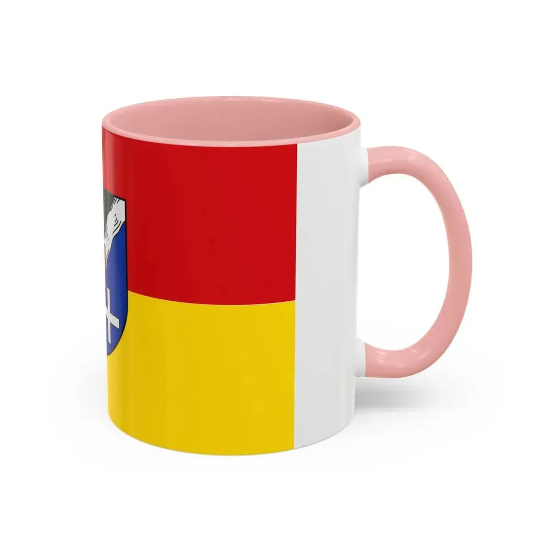 Flag of Rhein Pfalz Kreis Germany - Accent Coffee Mug - Go Mug Yourself