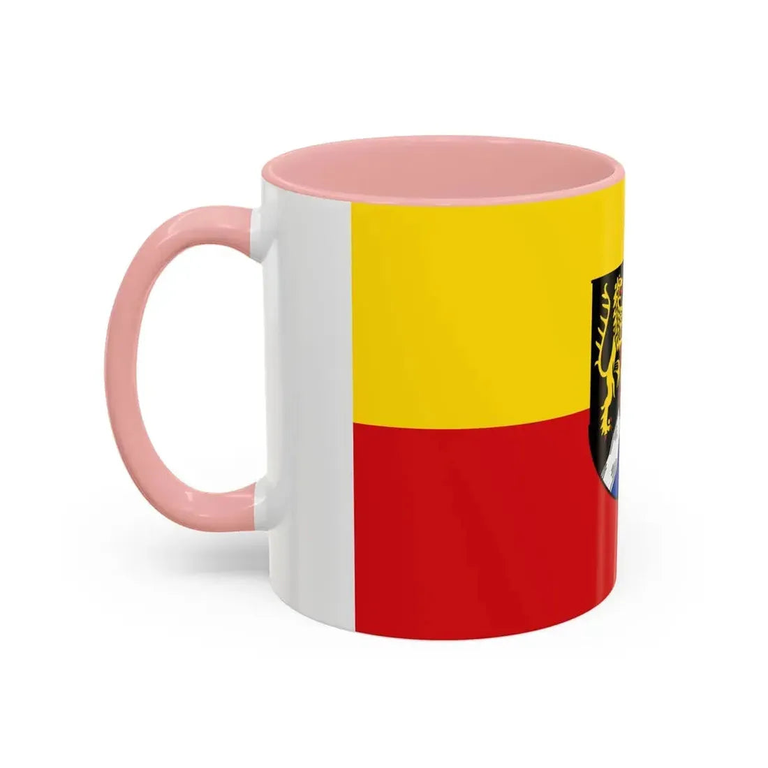 Flag of Rhein Pfalz Kreis Germany - Accent Coffee Mug - Go Mug Yourself