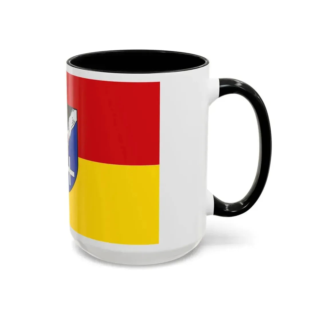 Flag of Rhein Pfalz Kreis Germany - Accent Coffee Mug - Go Mug Yourself