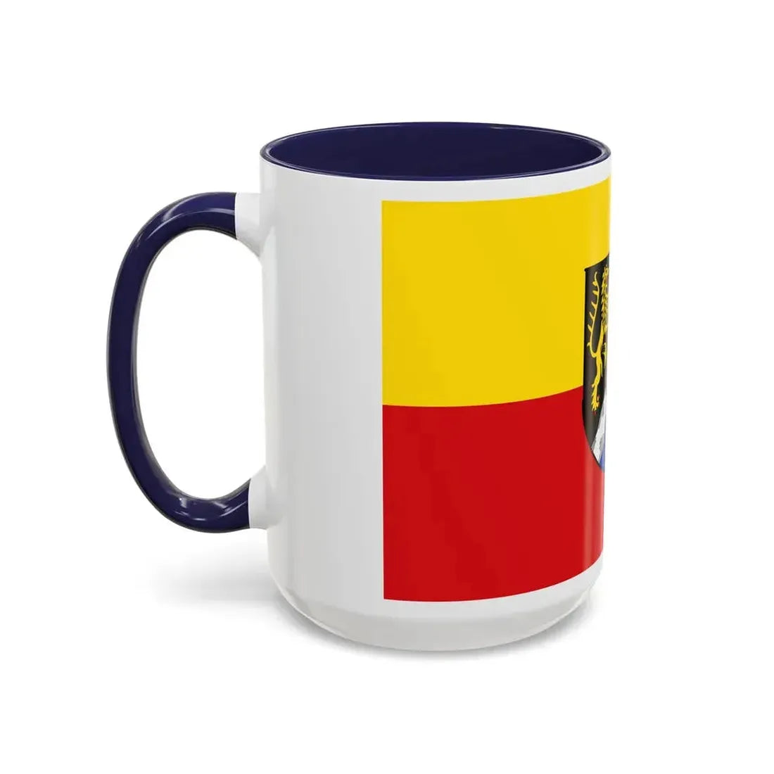 Flag of Rhein Pfalz Kreis Germany - Accent Coffee Mug - Go Mug Yourself