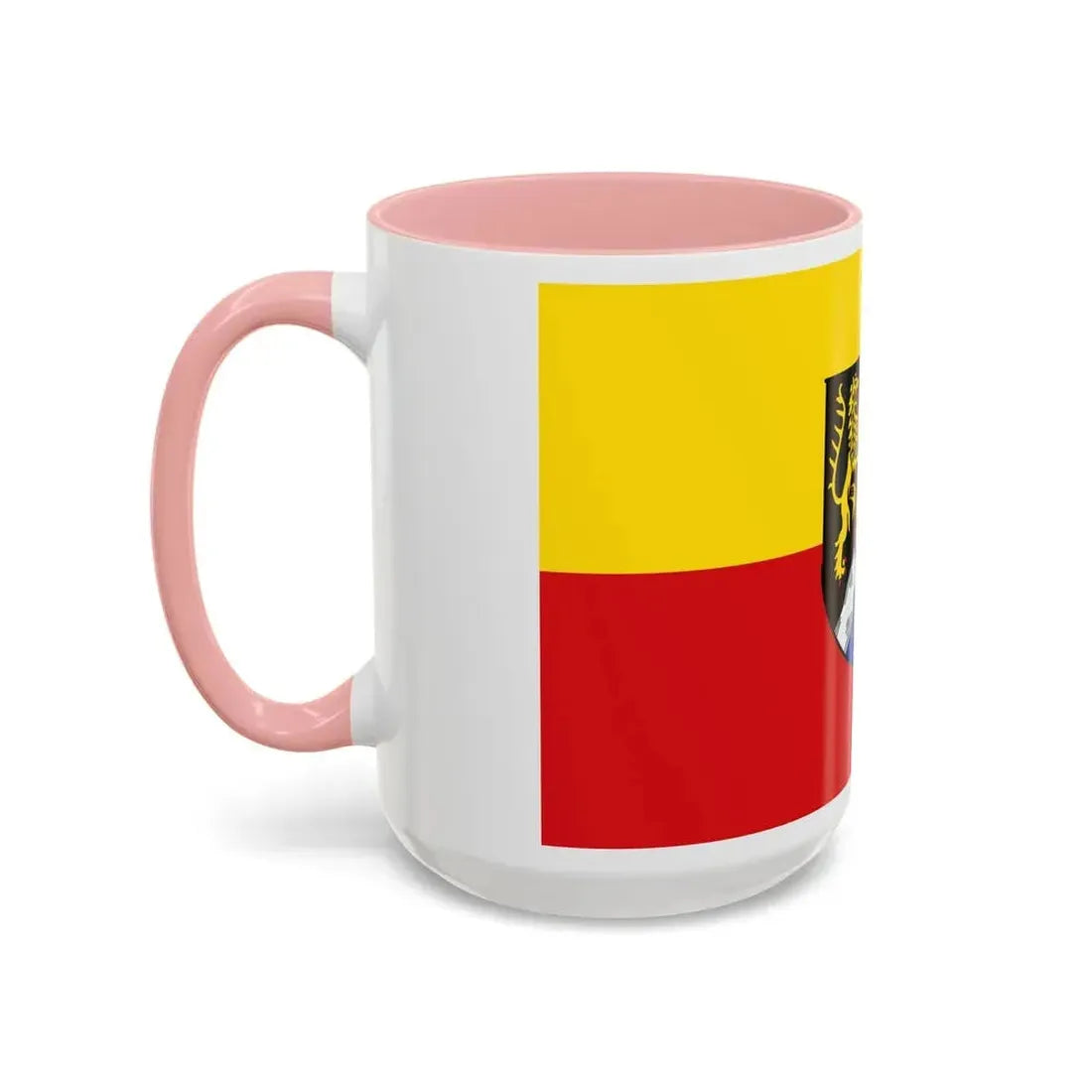 Flag of Rhein Pfalz Kreis Germany - Accent Coffee Mug - Go Mug Yourself
