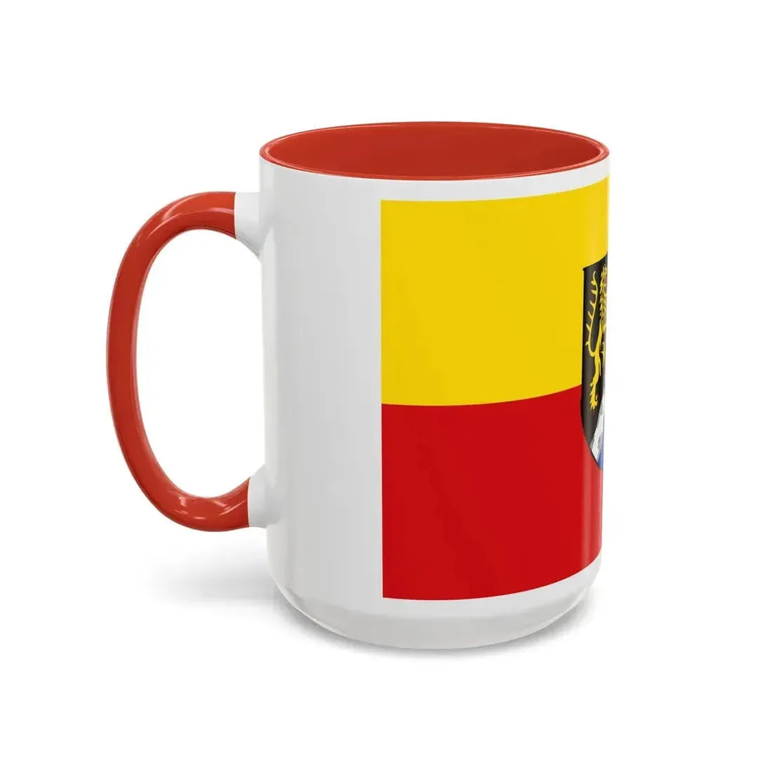 Flag of Rhein Pfalz Kreis Germany - Accent Coffee Mug - Go Mug Yourself