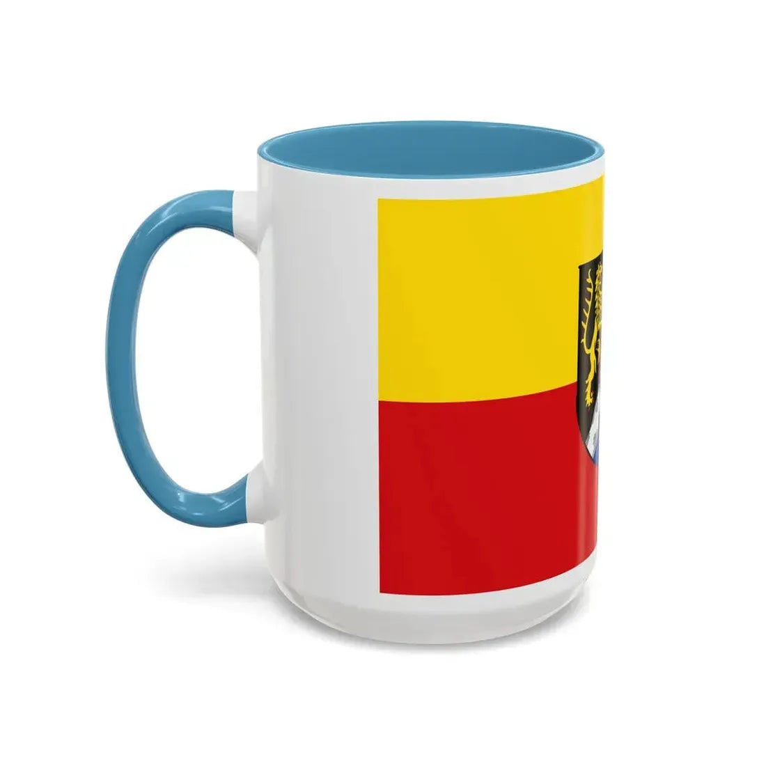 Flag of Rhein Pfalz Kreis Germany - Accent Coffee Mug - Go Mug Yourself