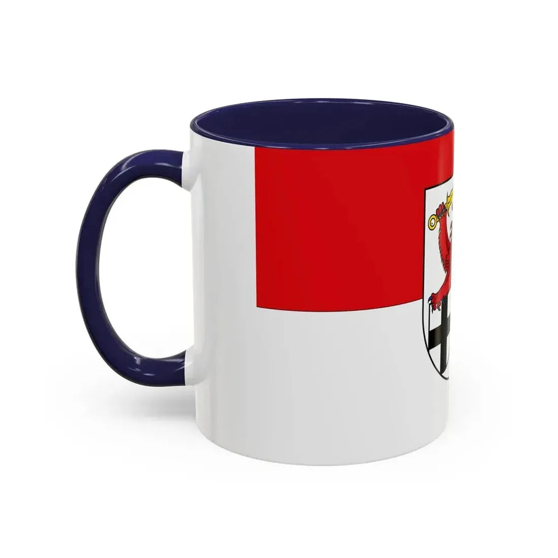 Flag of Rhein Sieg Kreis Germany - Accent Coffee Mug - Go Mug Yourself