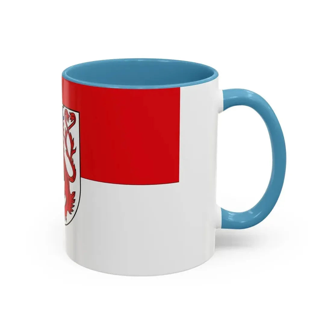 Flag of Rhein Sieg Kreis Germany - Accent Coffee Mug - Go Mug Yourself
