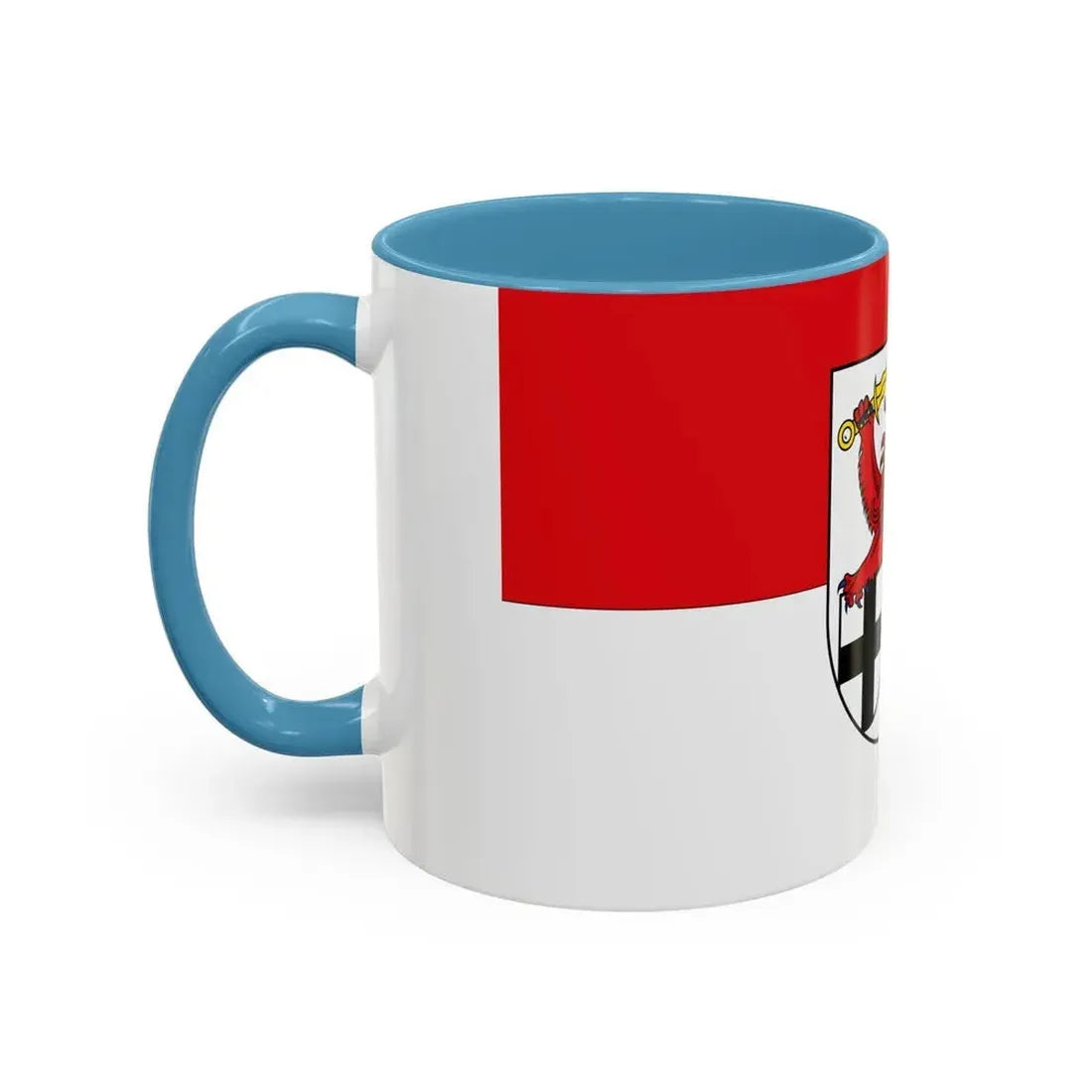 Flag of Rhein Sieg Kreis Germany - Accent Coffee Mug - Go Mug Yourself