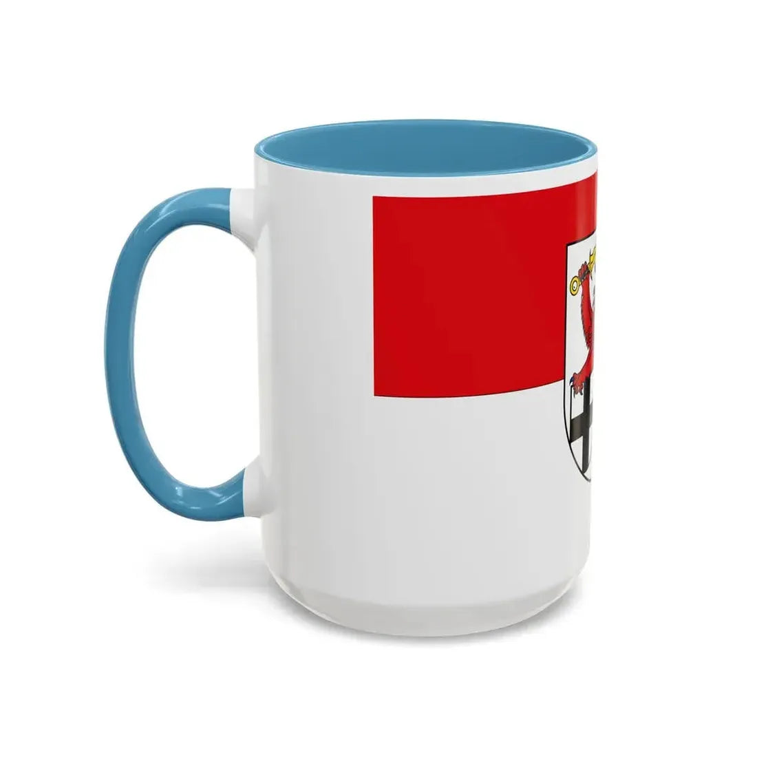 Flag of Rhein Sieg Kreis Germany - Accent Coffee Mug - Go Mug Yourself