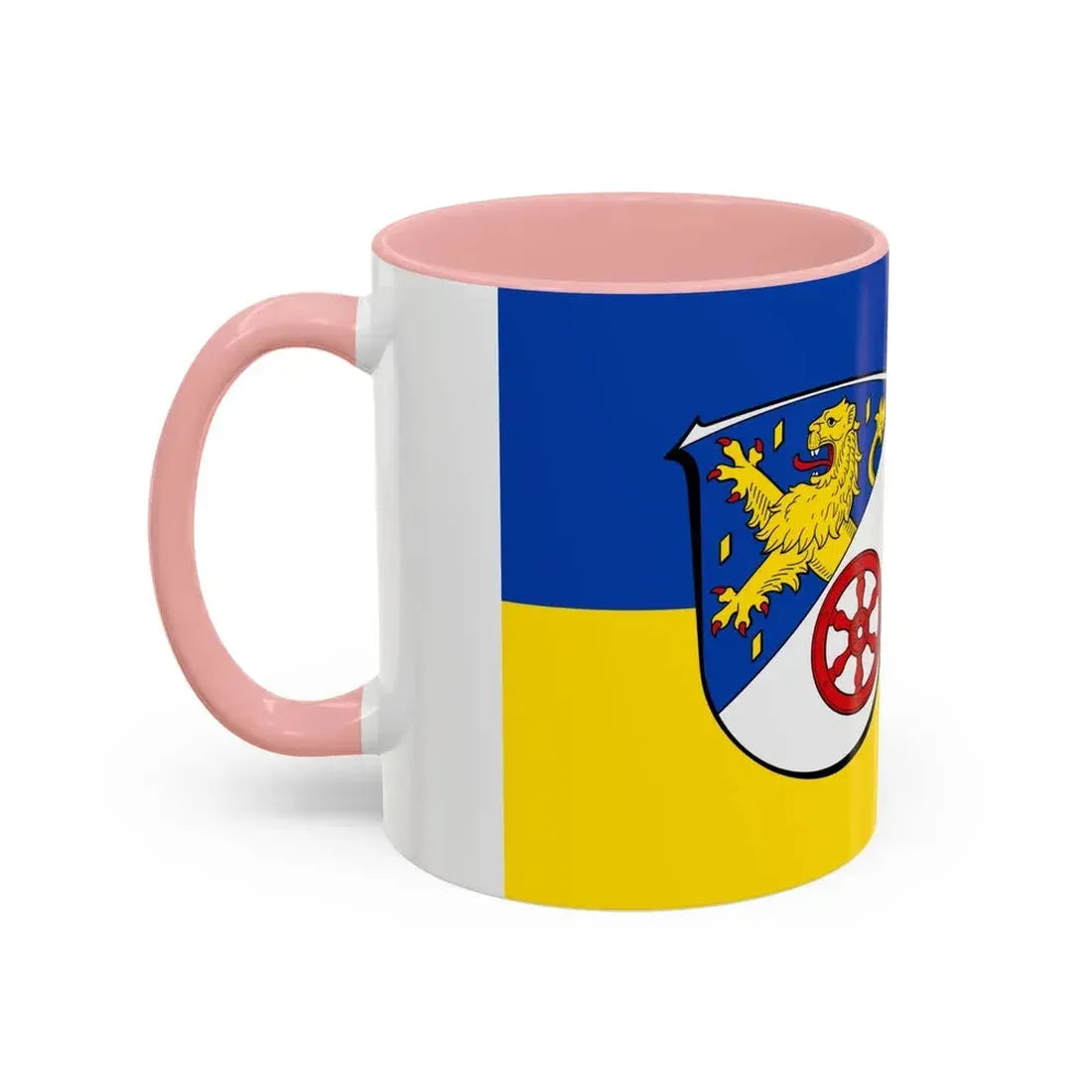 Flag of Rheingau Taunus Kreis Germany - Accent Coffee Mug - Go Mug Yourself
