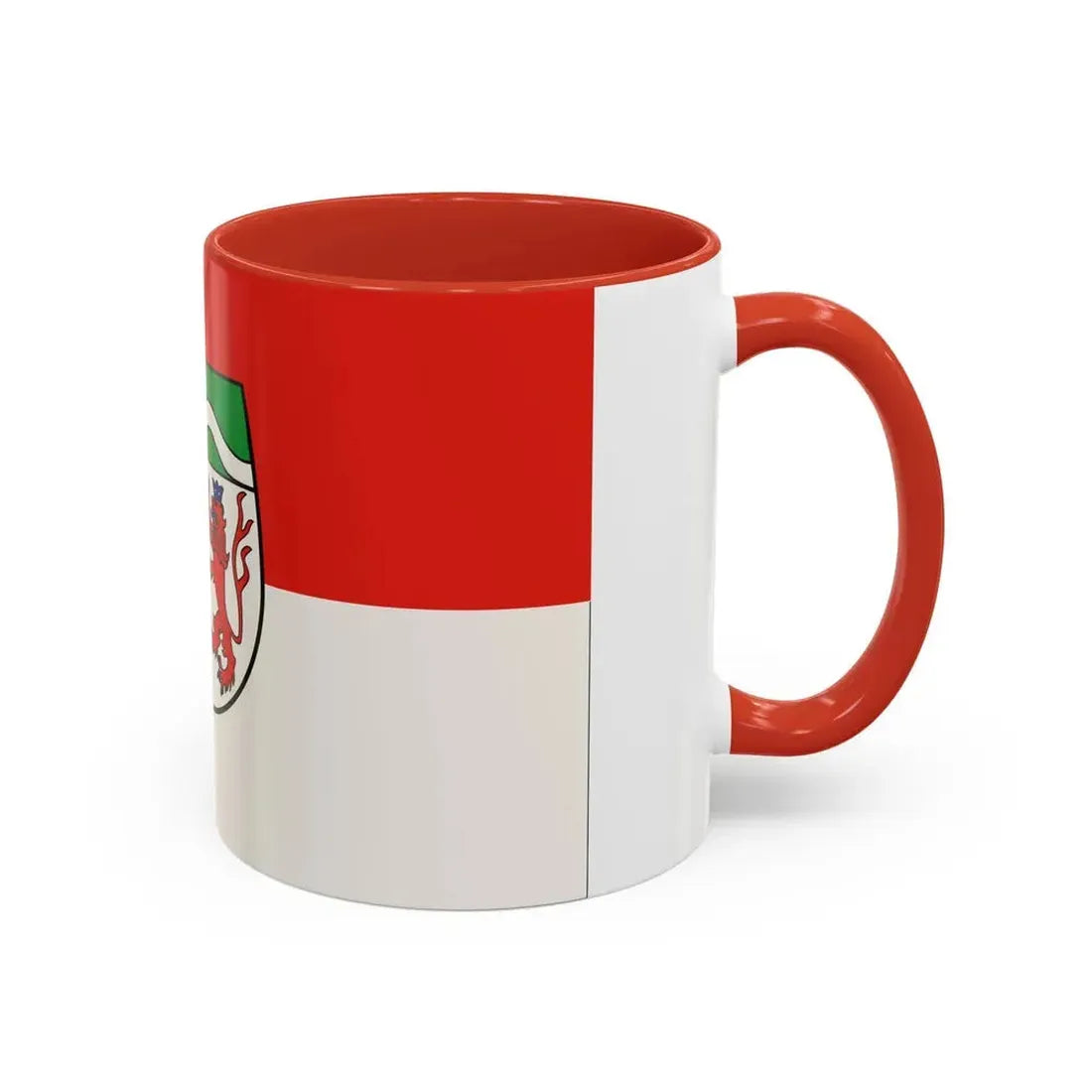 Flag of Rheinisch Bergischer Germany - Accent Coffee Mug - Go Mug Yourself