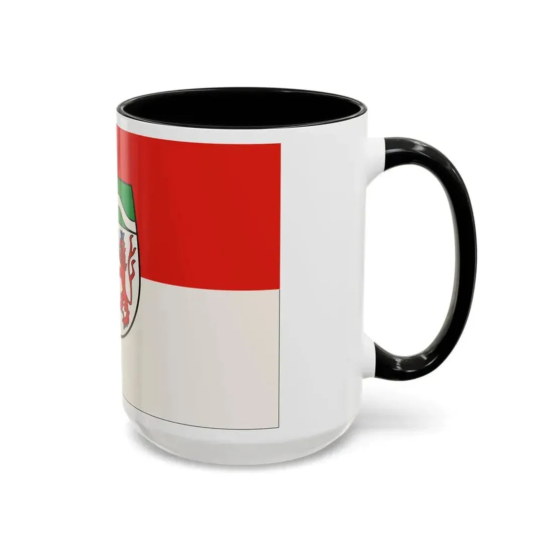 Flag of Rheinisch Bergischer Germany - Accent Coffee Mug - Go Mug Yourself
