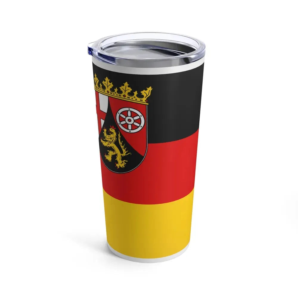 Flag of Rhineland Palatinate Germany - Tumbler 20oz - Go Mug Yourself