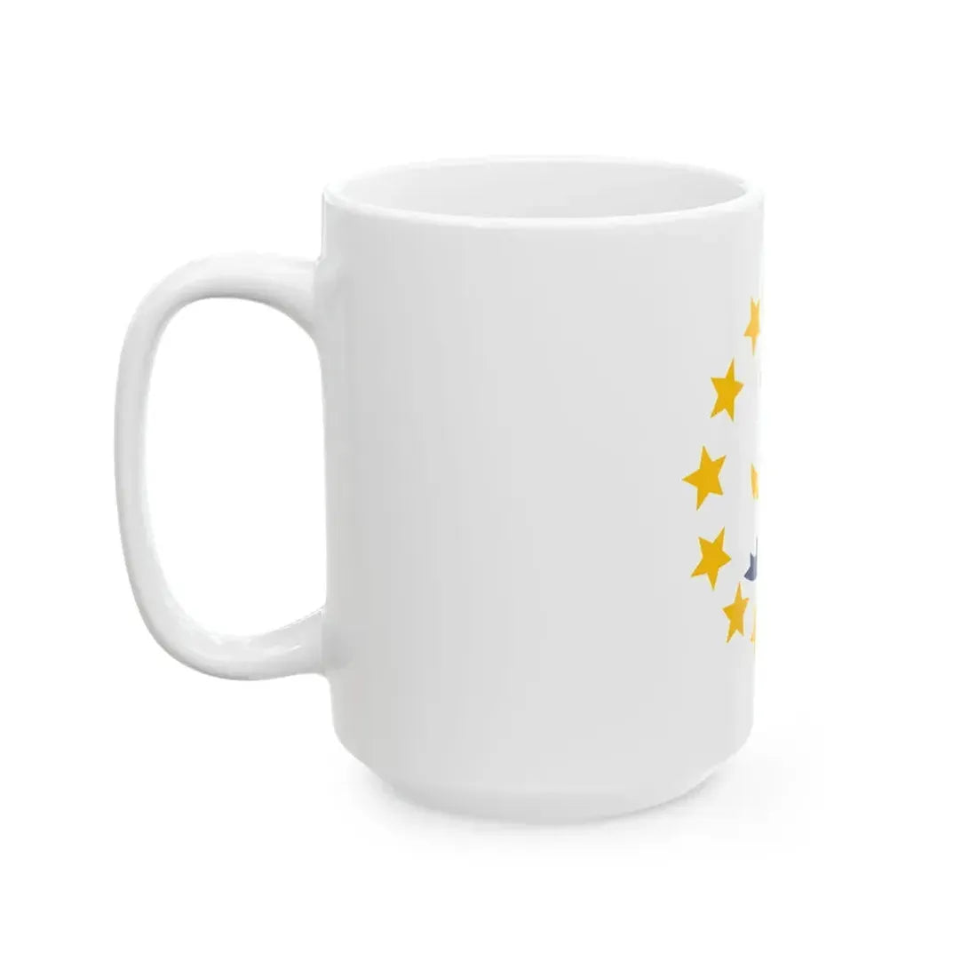 Flag of Rhode Island 3-2 (United States) White Coffee Mug - Go Mug Yourself