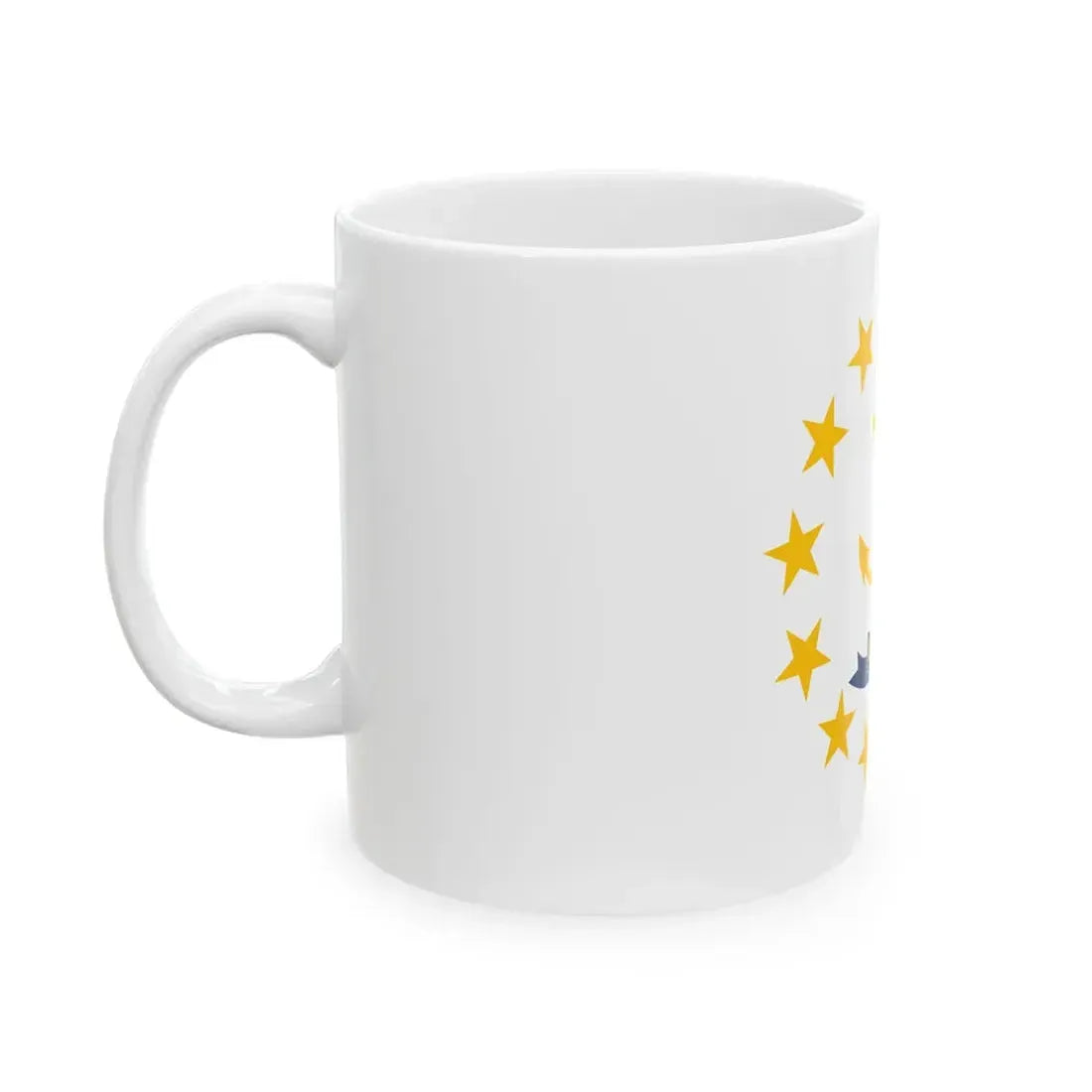 Flag of Rhode Island (United States) White Coffee Mug - Go Mug Yourself