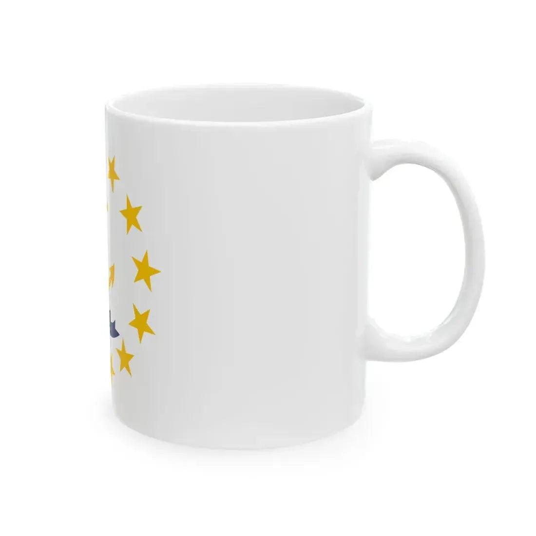 Flag of Rhode Island (United States) White Coffee Mug - Go Mug Yourself