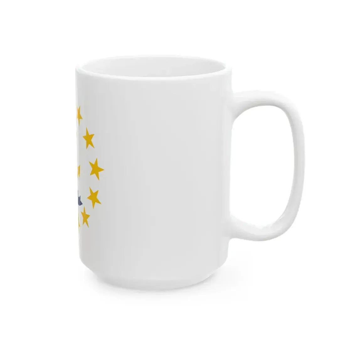 Flag of Rhode Island (United States) White Coffee Mug - Go Mug Yourself