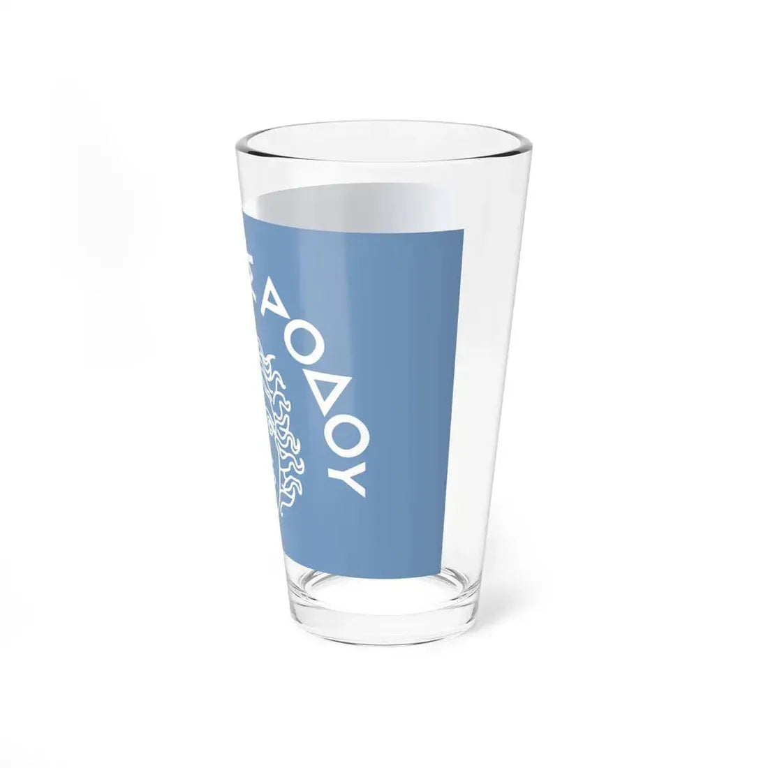 Flag of Rhodes Island Greece - Pint Glass 16oz - Go Mug Yourself