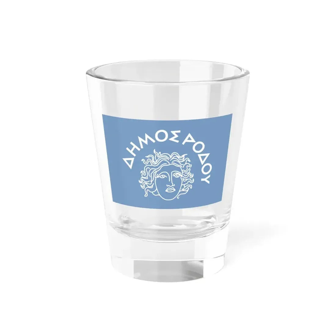 Flag of Rhodes Island Greece - Shot Glass 1.5oz 1.5oz - Go Mug Yourself