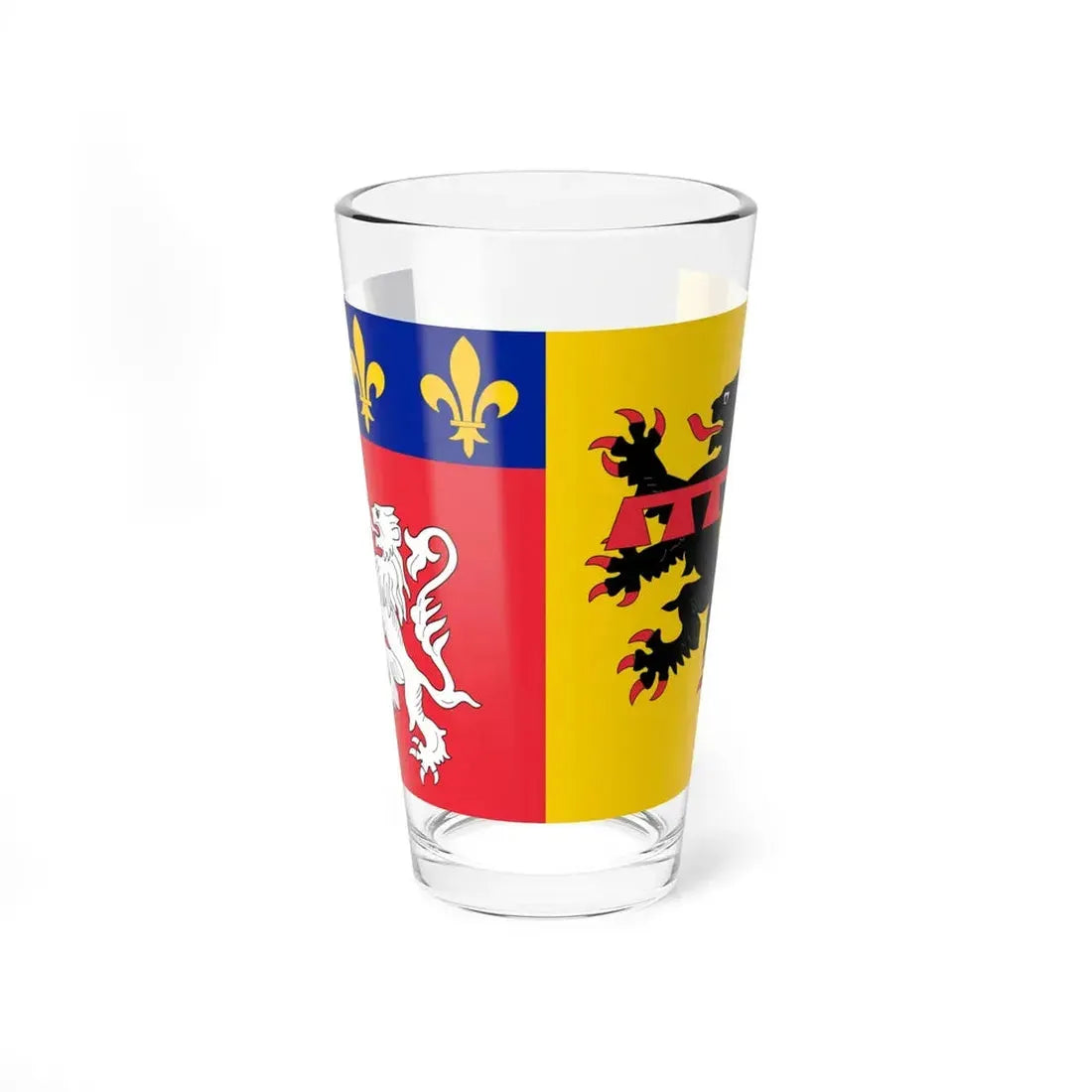 Flag of Rhone (France) Pint Glass 16oz 16oz - Go Mug Yourself