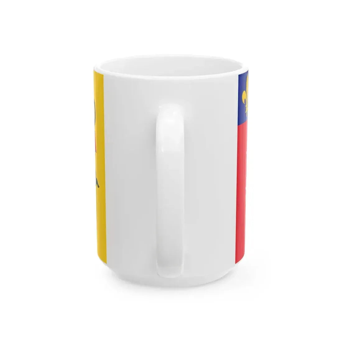 Flag of Rhone (France) White Coffee Mug - Go Mug Yourself