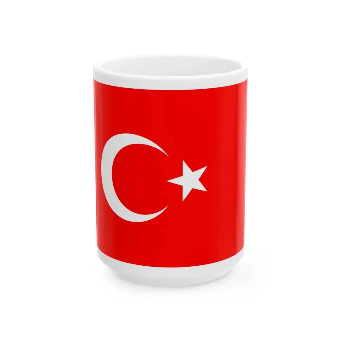 Flag of Riau-Lingga Sultanate (Indonesia) White Coffee Mug 15oz - Go Mug Yourself