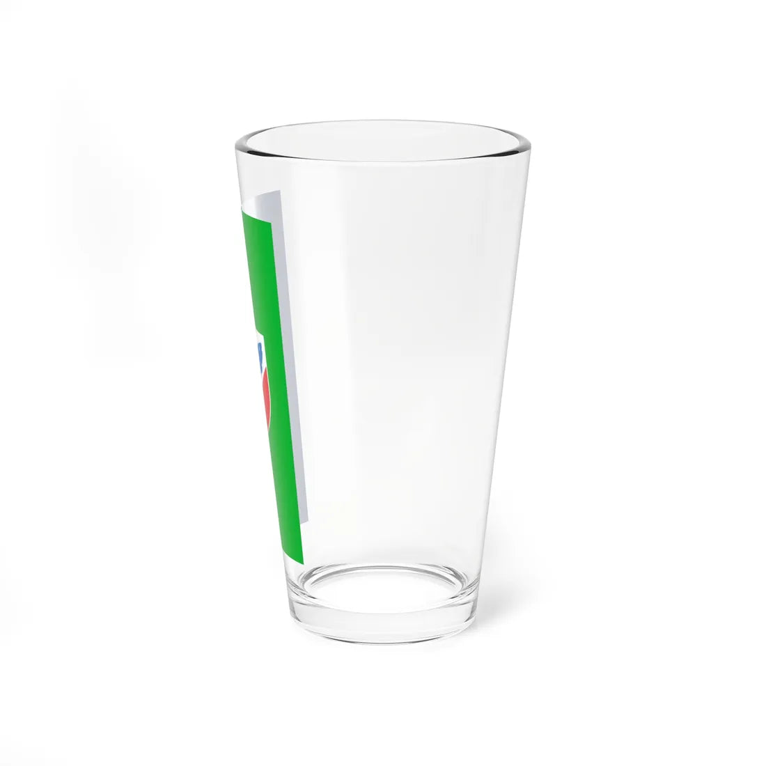 Flag of Ribnica vertical (Slovenia) Pint Glass 16oz - Go Mug Yourself